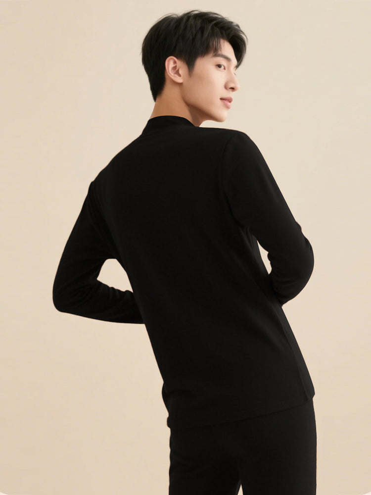 Men's Ultra-Soft Fabric Warm Comfortable Smooth Anti-Odor Thermal Sets | dmunderwear detail image 9