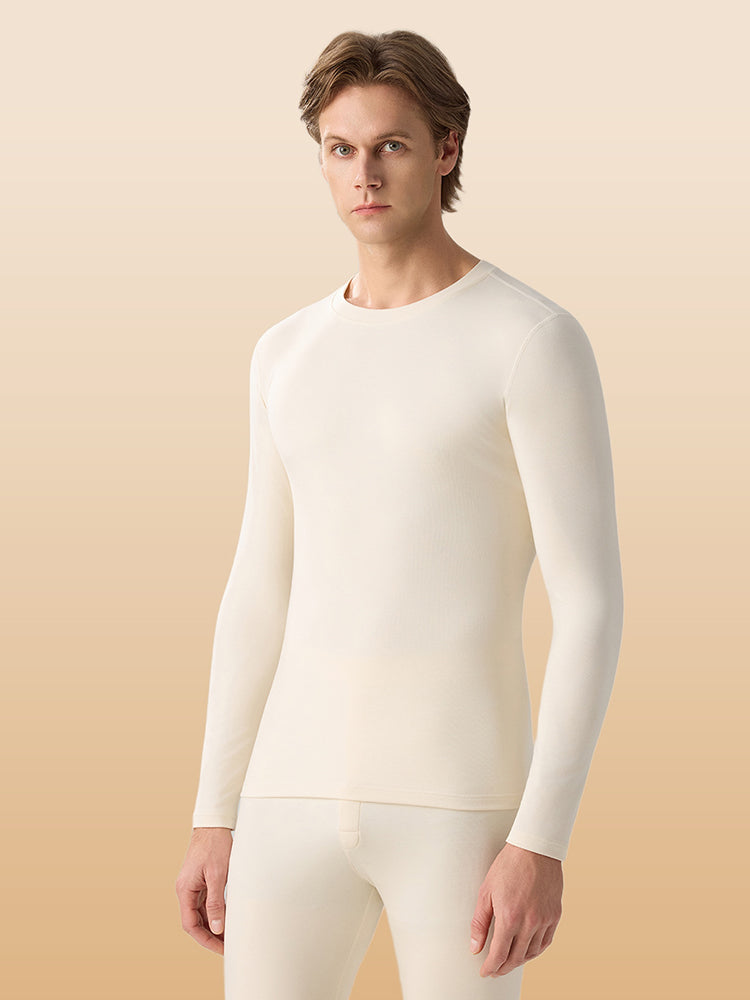 Men's Ultra-Soft Modal Second-Skin Warm-Touch Solid Color Cozy Thermal Sets | dmunderwear variant image