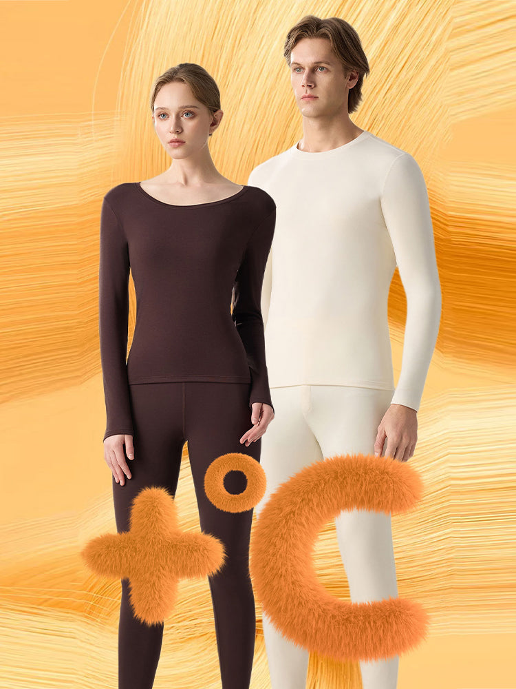 Men's Ultra-Soft Modal Second-Skin Warm-Touch Solid Color Cozy Thermal Sets | dmunderwear detail image 4