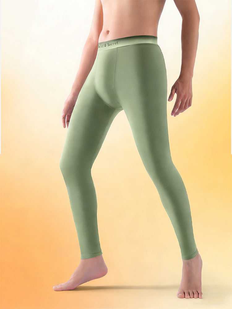 Men's Ultra-Soft Modal Sleep-Ready Essential Stretchy Thermal Bottoms | dmunderwear detail image 1