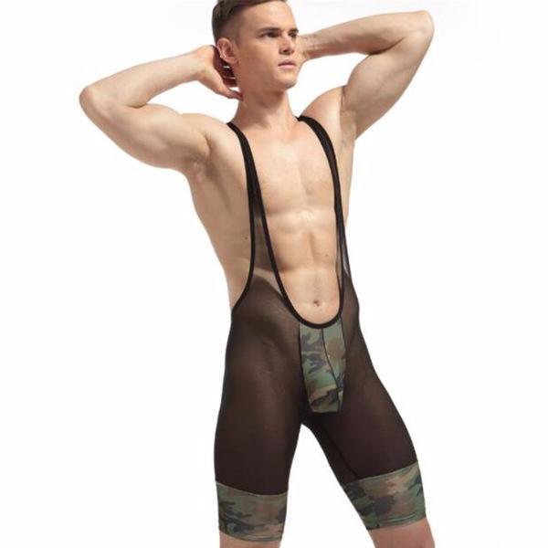 ORVLS Mesh Camo Singlet | dmunderwear detail image 1