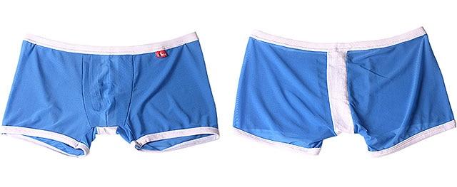 Mesh Faux Thong Boxer Briefs | dmunderwear variant image
