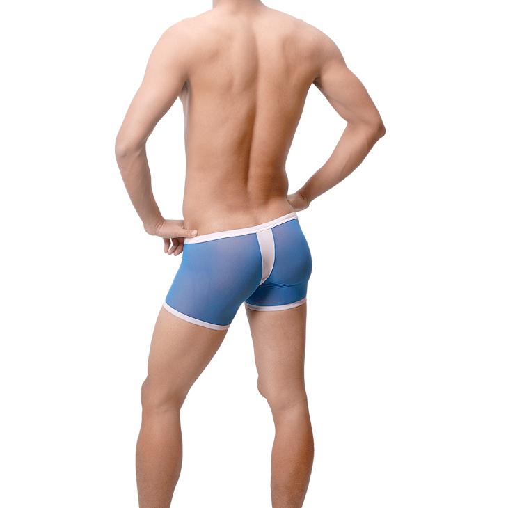 Mesh Faux Thong Boxer Briefs | dmunderwear detail image 3