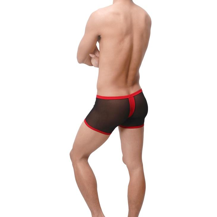 Mesh Faux Thong Boxer Briefs | dmunderwear detail image 5