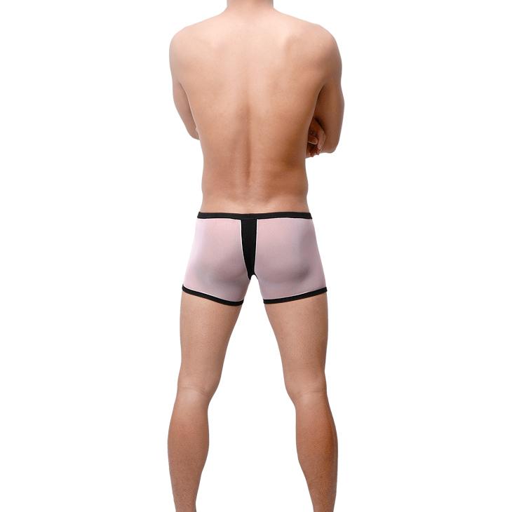 ORVLS Mesh Faux Thong Boxer Briefs | dmunderwear detail image 10