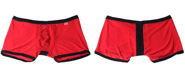ORVLS Mesh Faux Thong Boxer Briefs | dmunderwear detail image 7