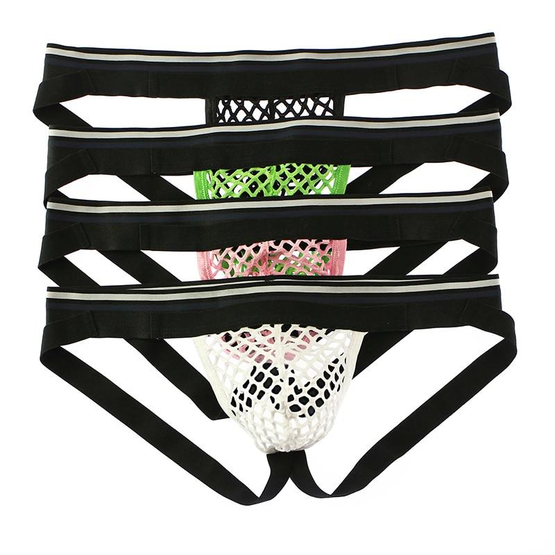 Mesh Hollowfront Net Jockstrap | dmunderwear detail image 3