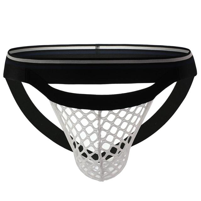 ORVLS Mesh Hollowfront Net Jockstrap | dmunderwear detail image 9