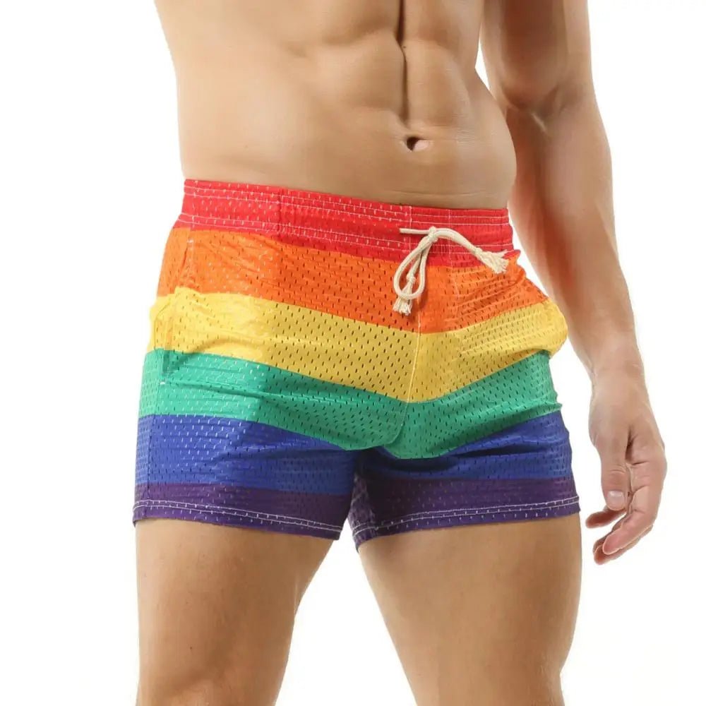 Mesh Rainbow Board Shorts | dmunderwear product image 3