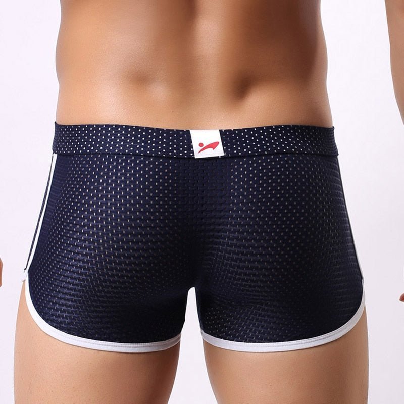 Mesh Ringaround Boxer Briefs | dmunderwear detail image 6