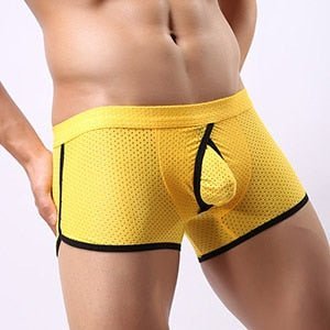 ORVLS Mesh Ringaround Boxer Briefs | dmunderwear detail image 3