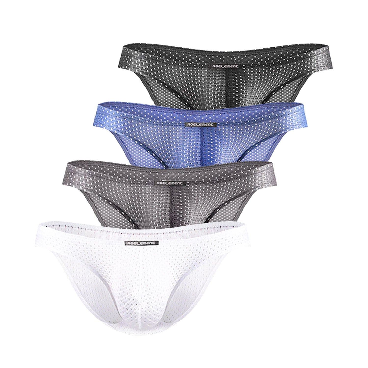 ORVLS Mesh Temptation Skinny Briefs 4 Pack | dmunderwear product image 1
