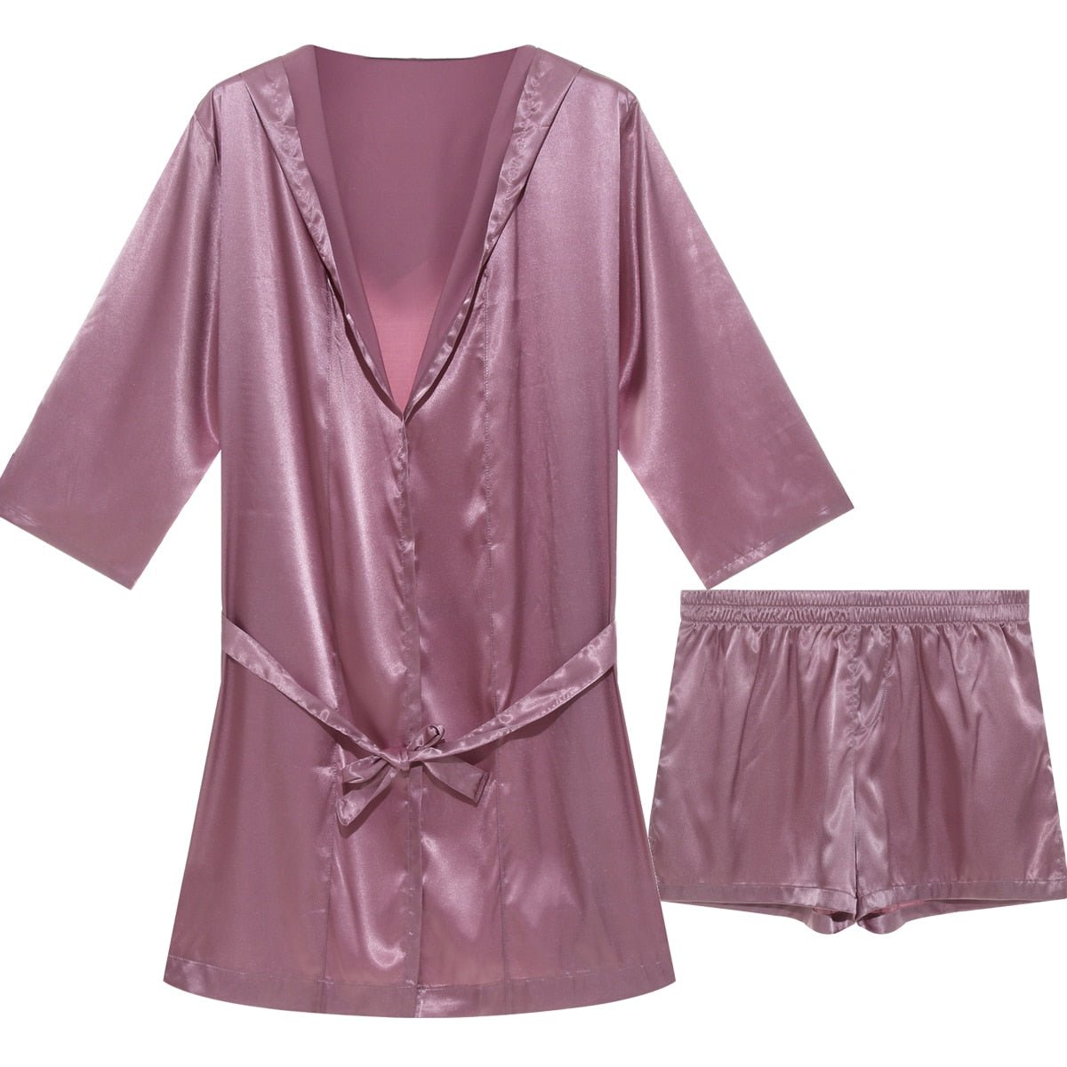 Metallic Hooded Robe + Boxers | dmunderwear detail image 5