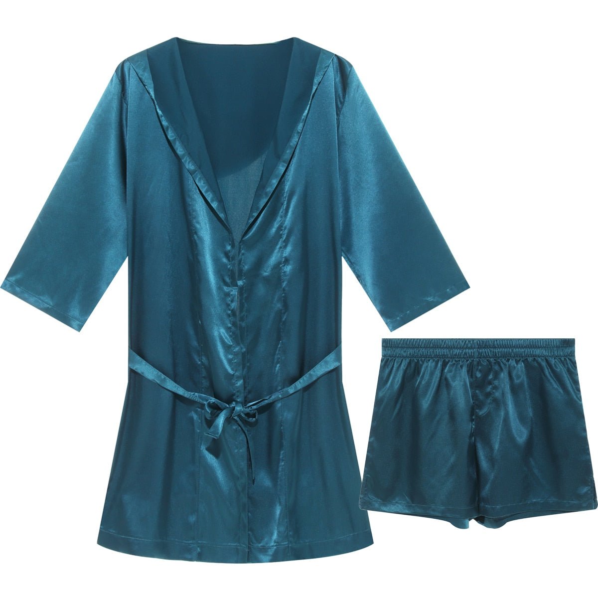 ORVLS Metallic Hooded Robe + Boxers | dmunderwear detail image 10