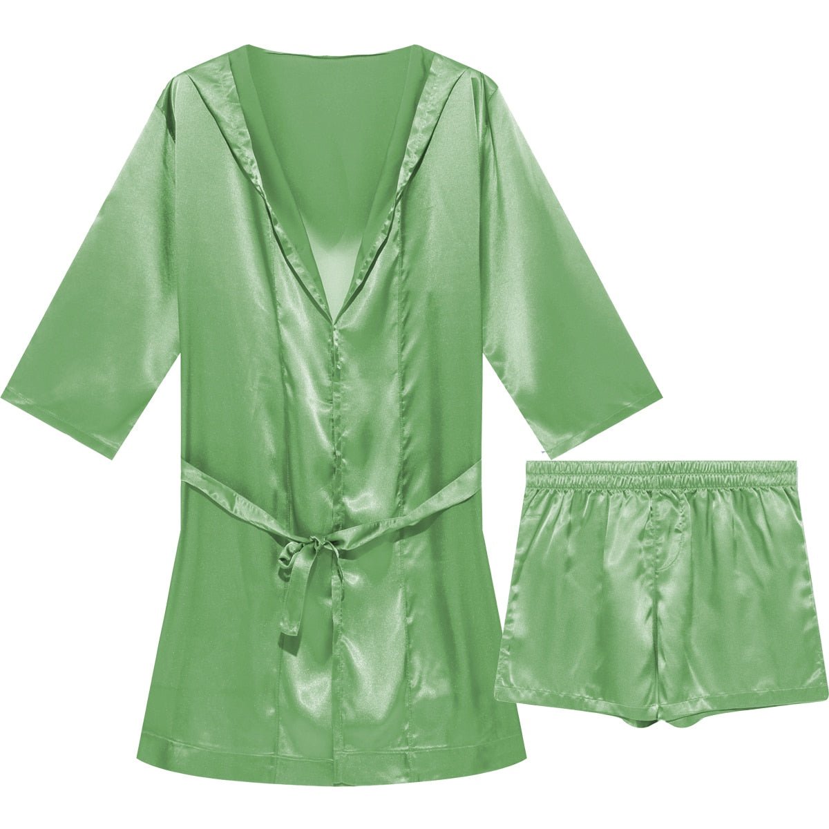 ORVLS Metallic Hooded Robe + Boxers | dmunderwear detail image 12