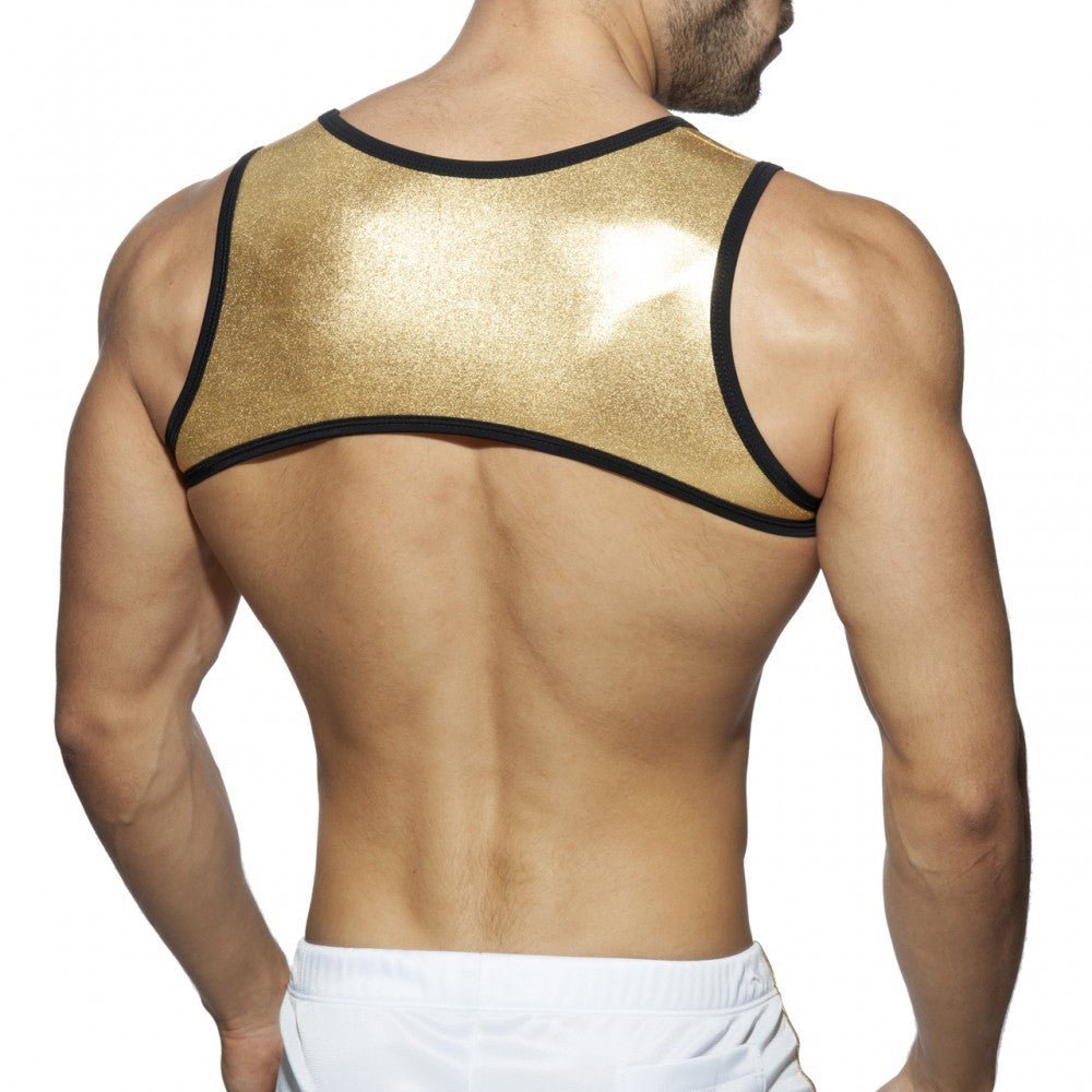 Metallic Pec Harness | dmunderwear detail image 7