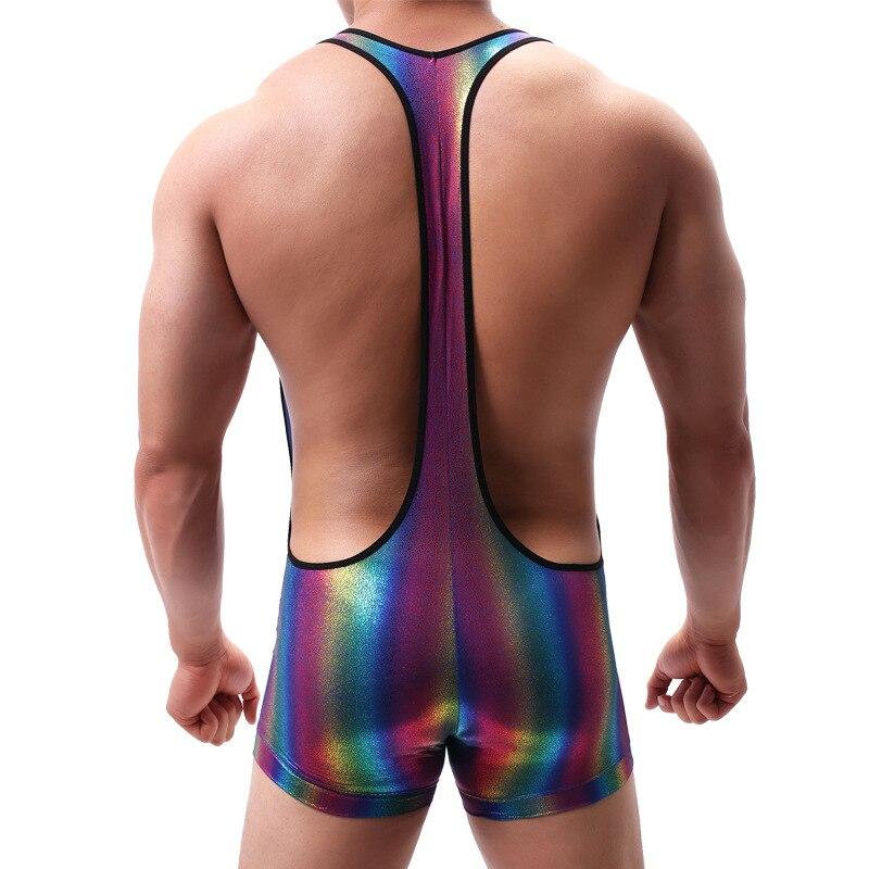 Metallic Rainbow Singlet | dmunderwear detail image 2