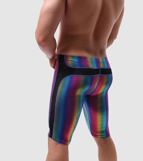 ORVLS Metallic Rainbow Tanktop + Boxers | dmunderwear detail image 6