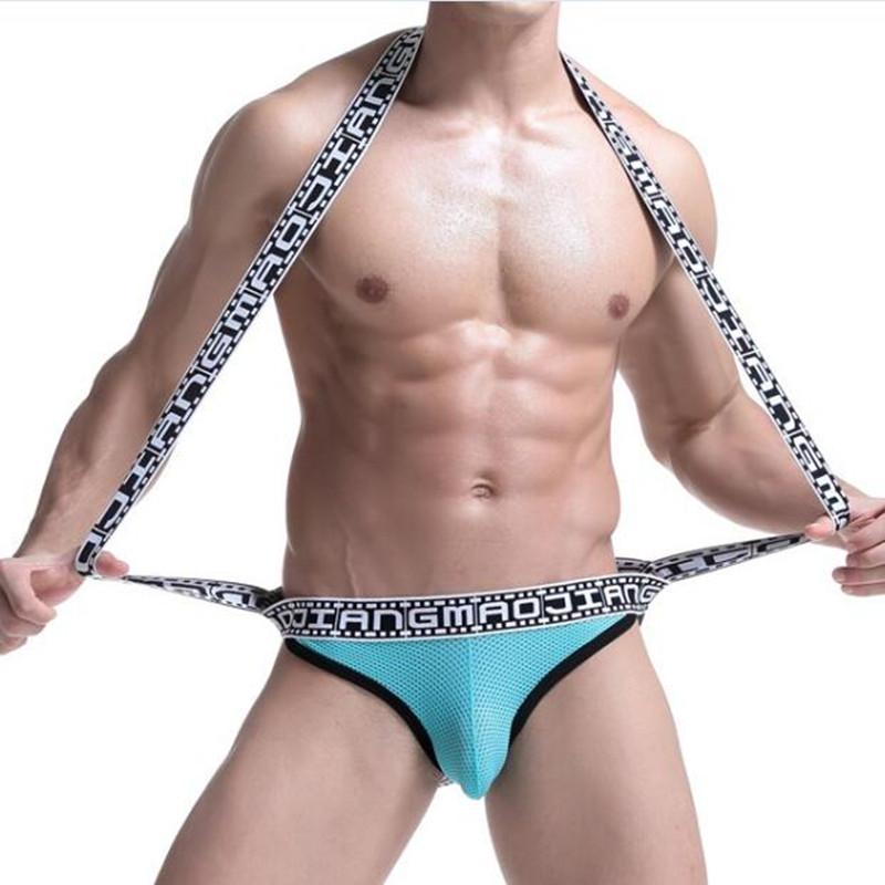 Movie Strip Suspender Jockstrap | dmunderwear detail image 4