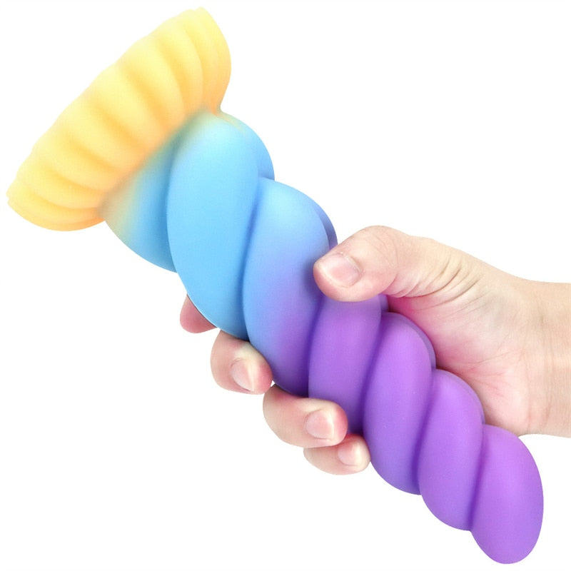 Multi-Color Alien Dildo | dmunderwear detail image 1