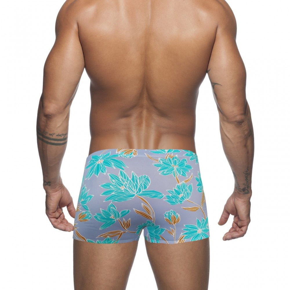 Neon Forest Swim Trunks | dmunderwear detail image 1