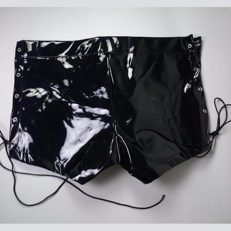 Nocturnal Niche Vinyl Lace Up Boxers | dmunderwear product image 4