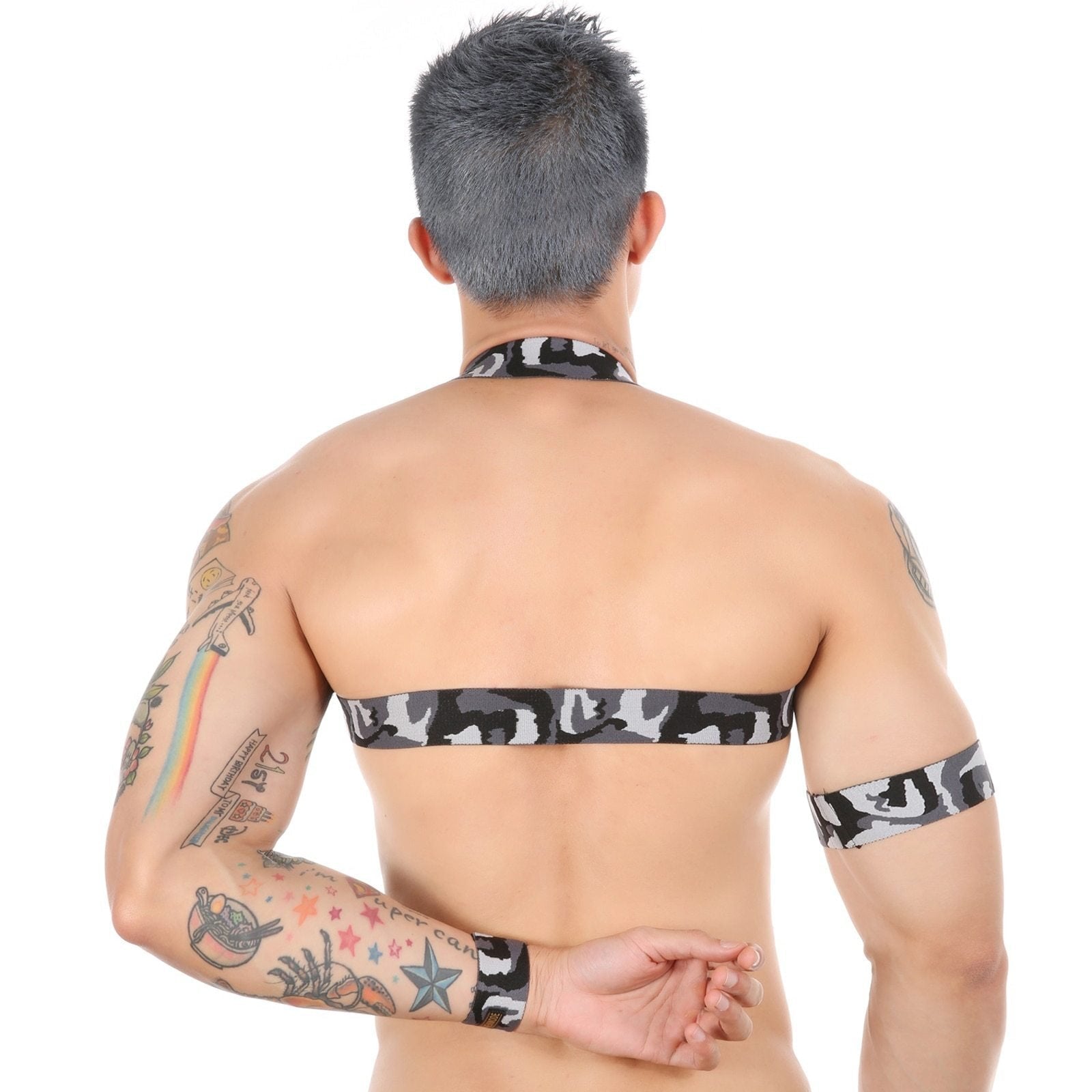 O-Ringed Camo Harness | dmunderwear detail image 5