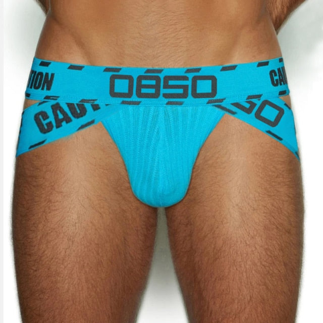 OBSO Caution Jockstrap | dmunderwear detail image 5