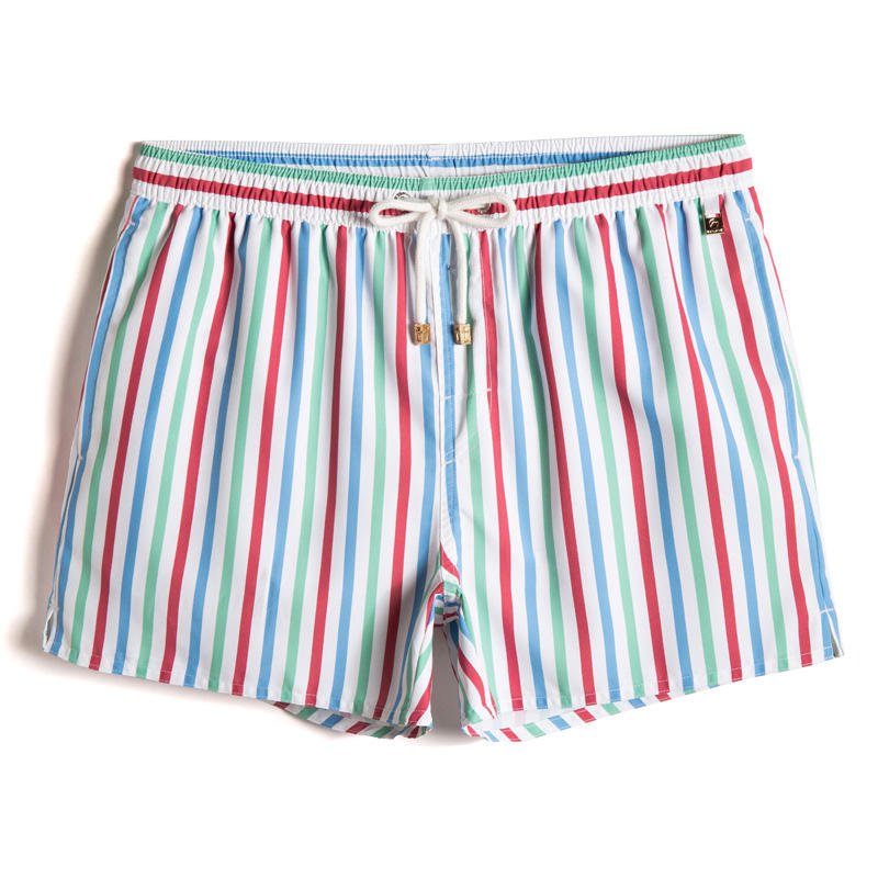ORVLS Pastel Candy Striped Board Shorts | dmunderwear variant image