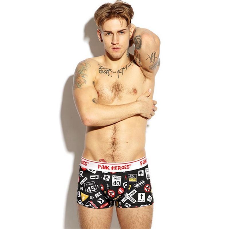 Pink Hero Infographic Boxer Briefs | dmunderwear detail image 11