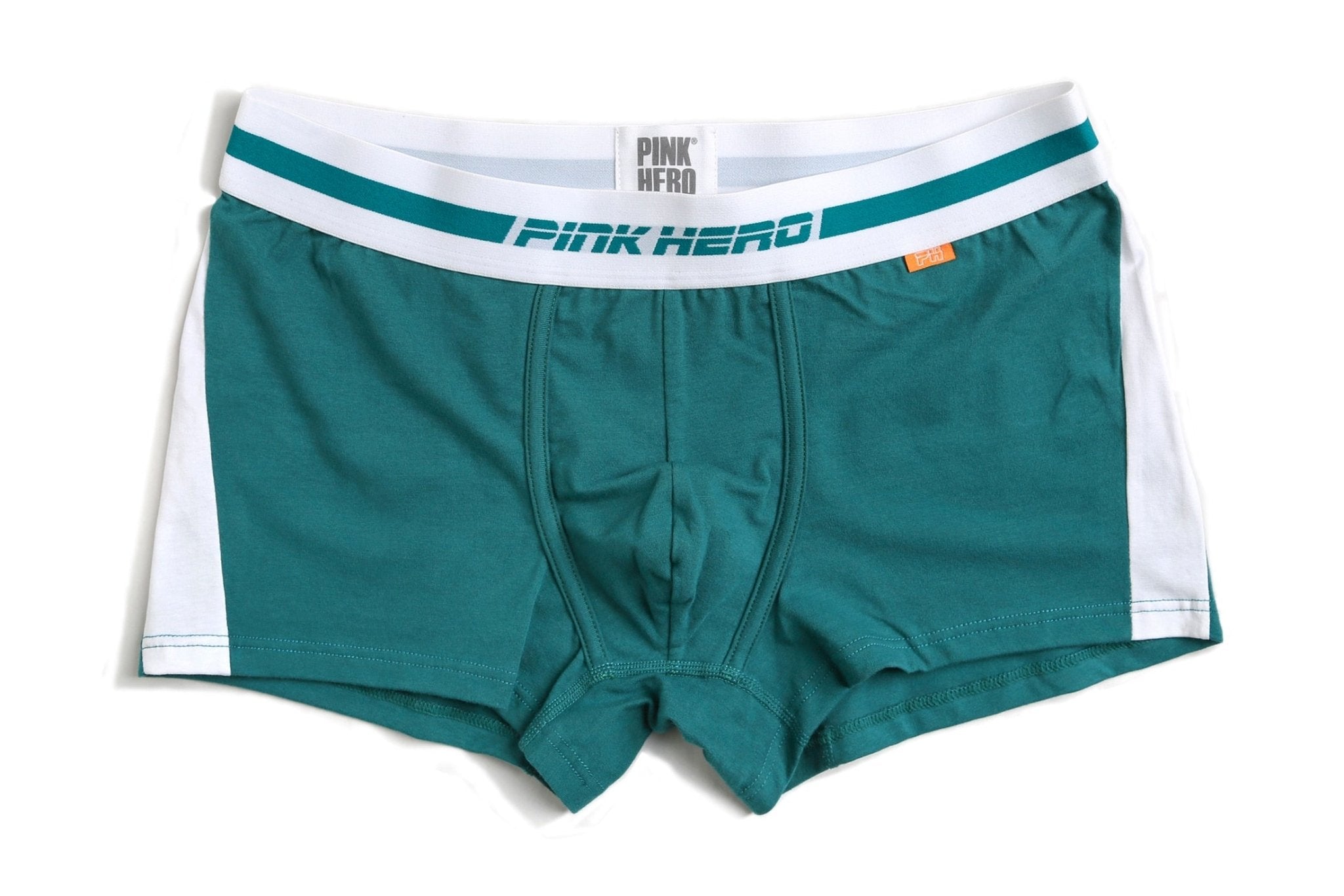 Pink Hero Solid Stripe Boxer Briefs | dmunderwear detail image 4