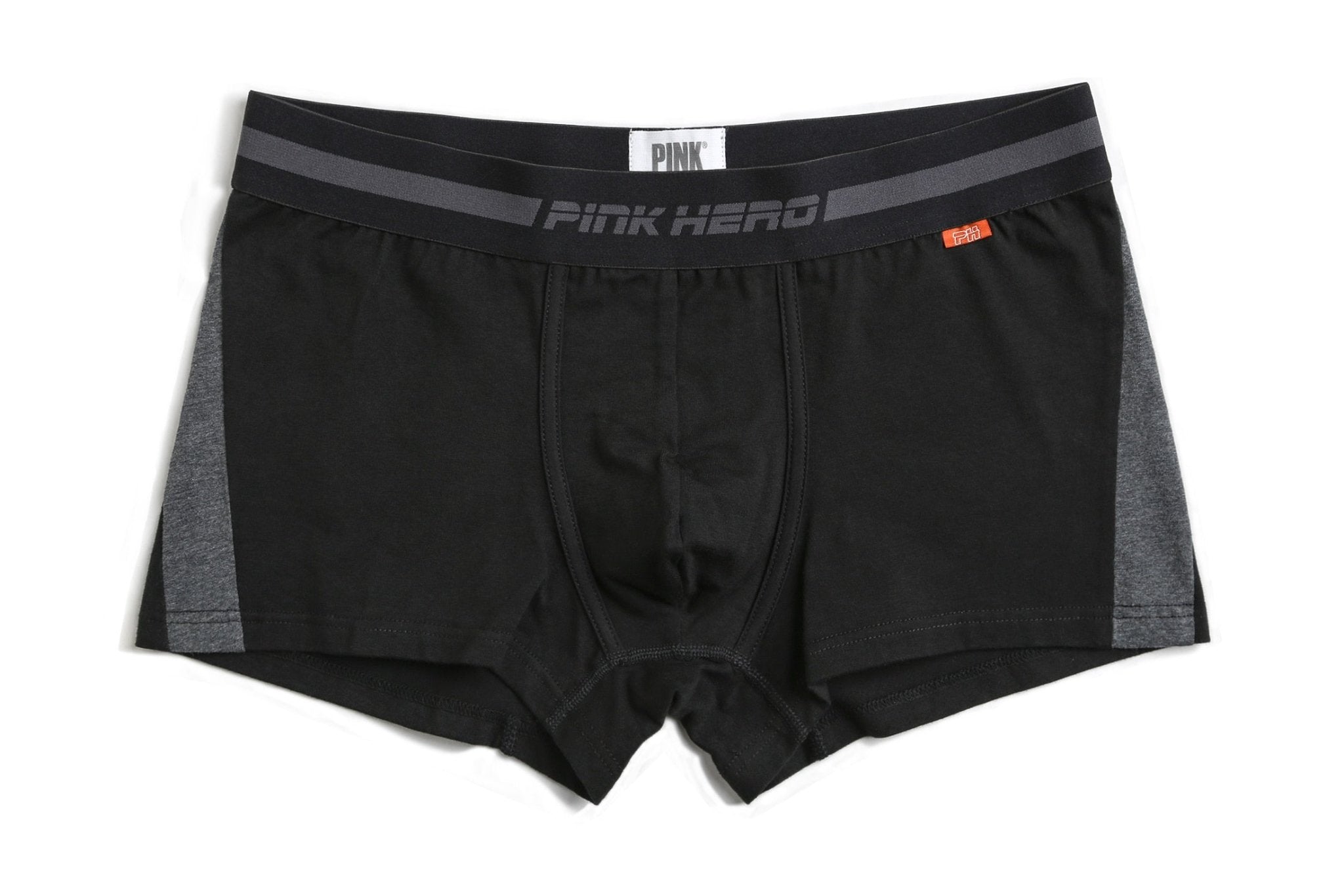 Pink Hero Solid Stripe Boxer Briefs | dmunderwear detail image 8