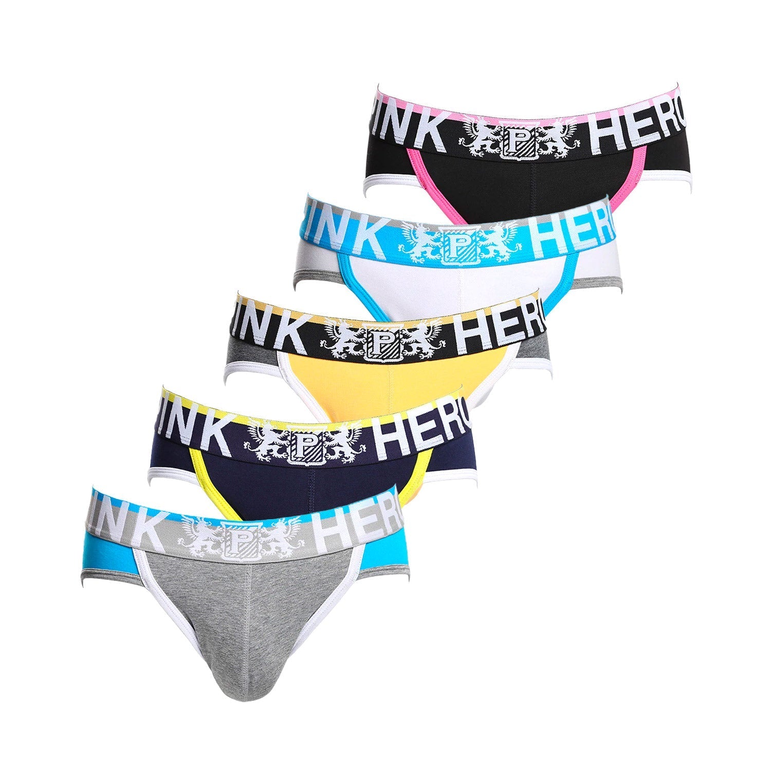 Pink Hero Sport Brief 5-Pack | dmunderwear variant image