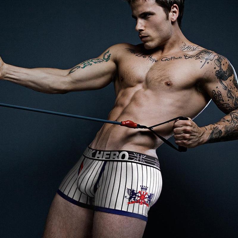 Pink Heroes Striped Boxers | dmunderwear detail image 1
