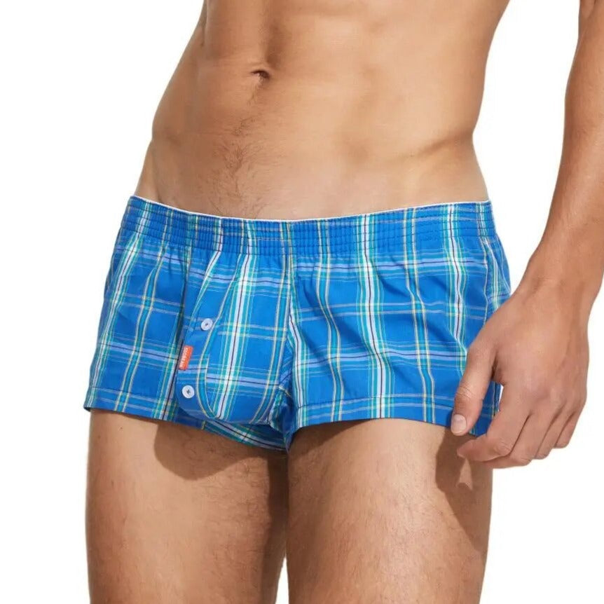 Pouched Plaid Boxers | dmunderwear variant image