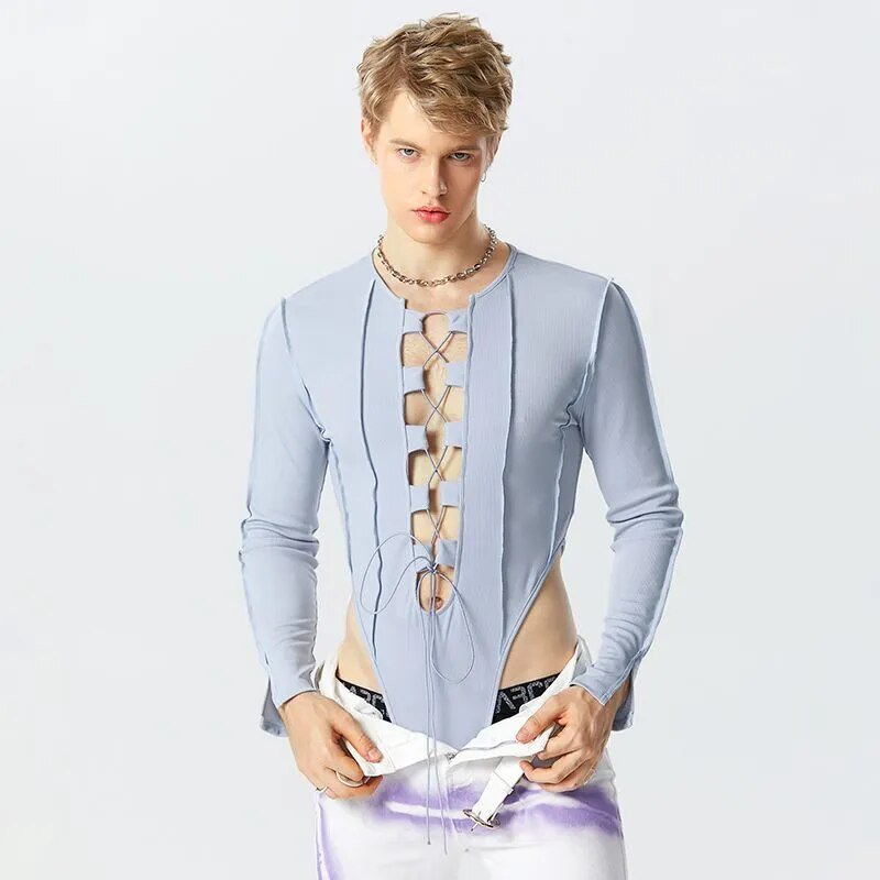 ORVLS Prince Charming Interlocking Body Suit | dmunderwear detail image 1