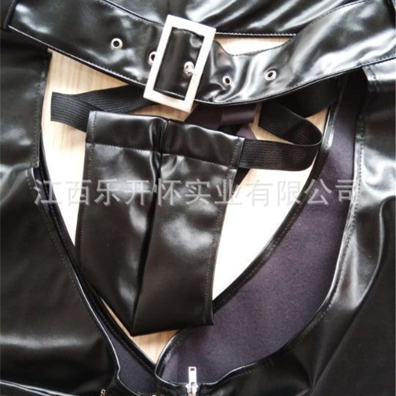 PU Leather Assless Chaps For Men | dmunderwear product image 5