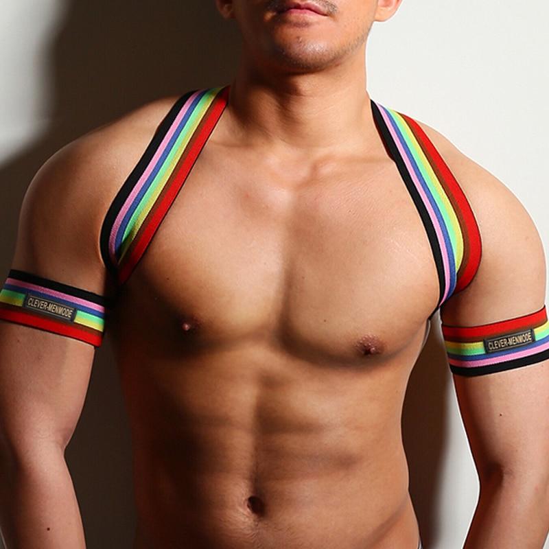 ORVLS Rainbow Backpack + Arm Harness | dmunderwear detail image 1