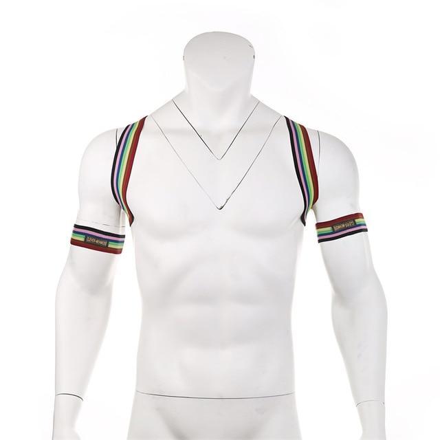 ORVLS Rainbow Backpack + Arm Harness | dmunderwear variant image