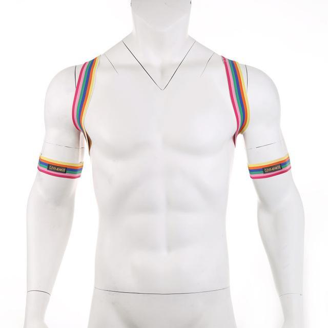 ORVLS Rainbow Backpack + Arm Harness | dmunderwear detail image 4
