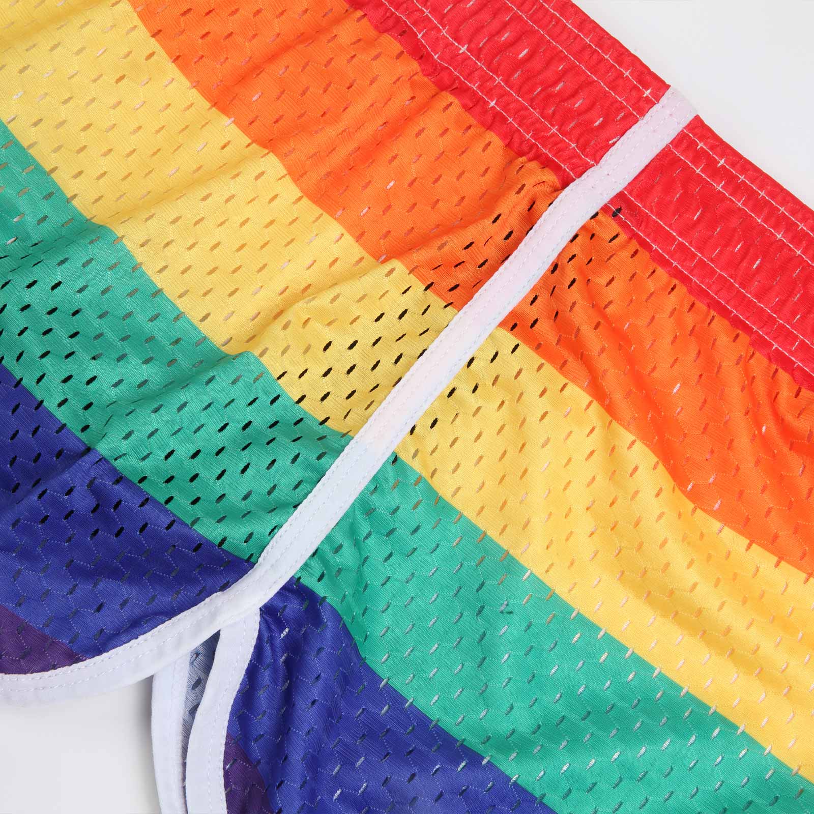 Rainbow Convertible Mesh Boxer Briefs | dmunderwear detail image 8