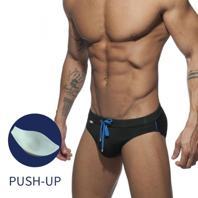 ORVLS Rainbow Pocket Swim Briefs | dmunderwear detail image 12