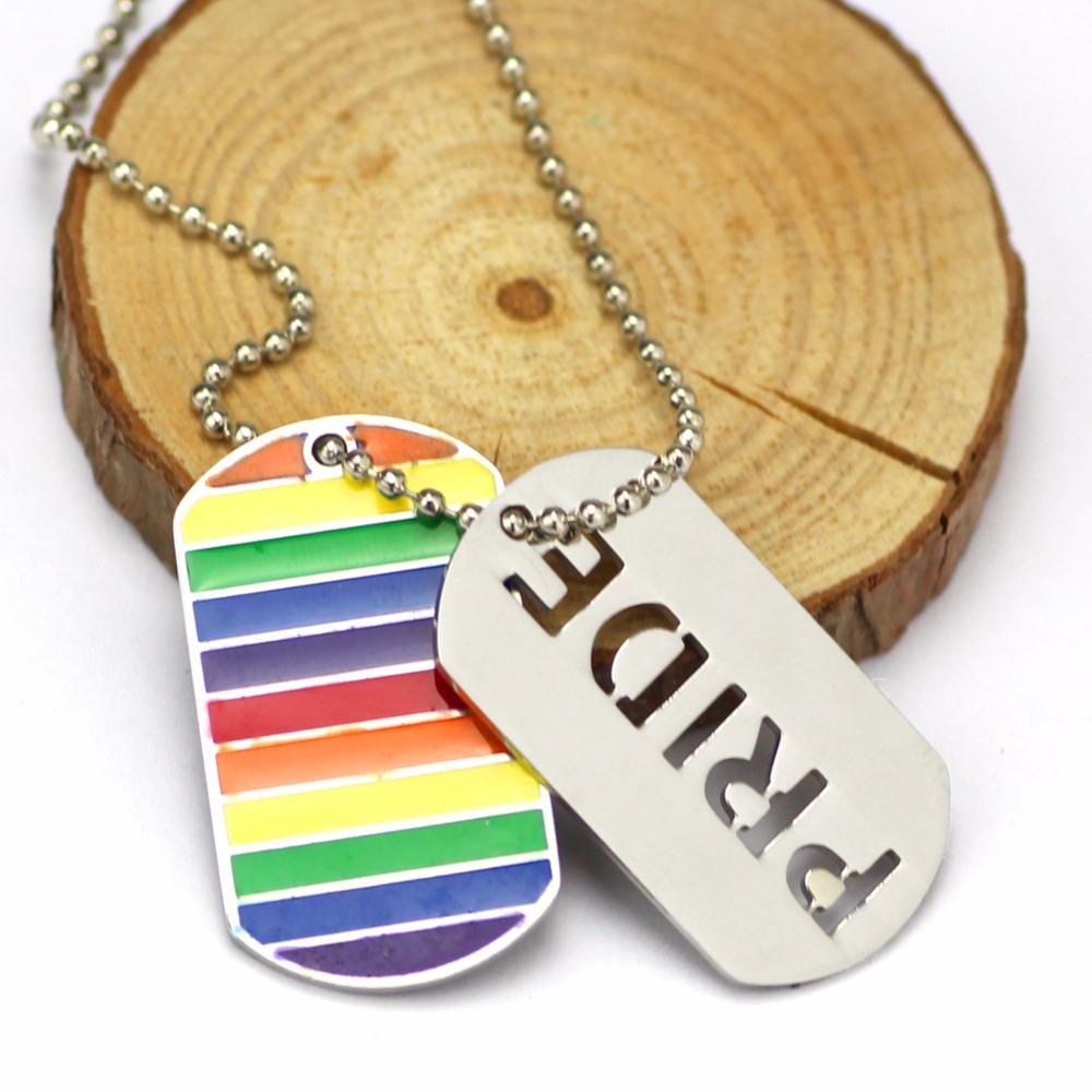 Rainbow Pride Dog Tags | dmunderwear product image 2