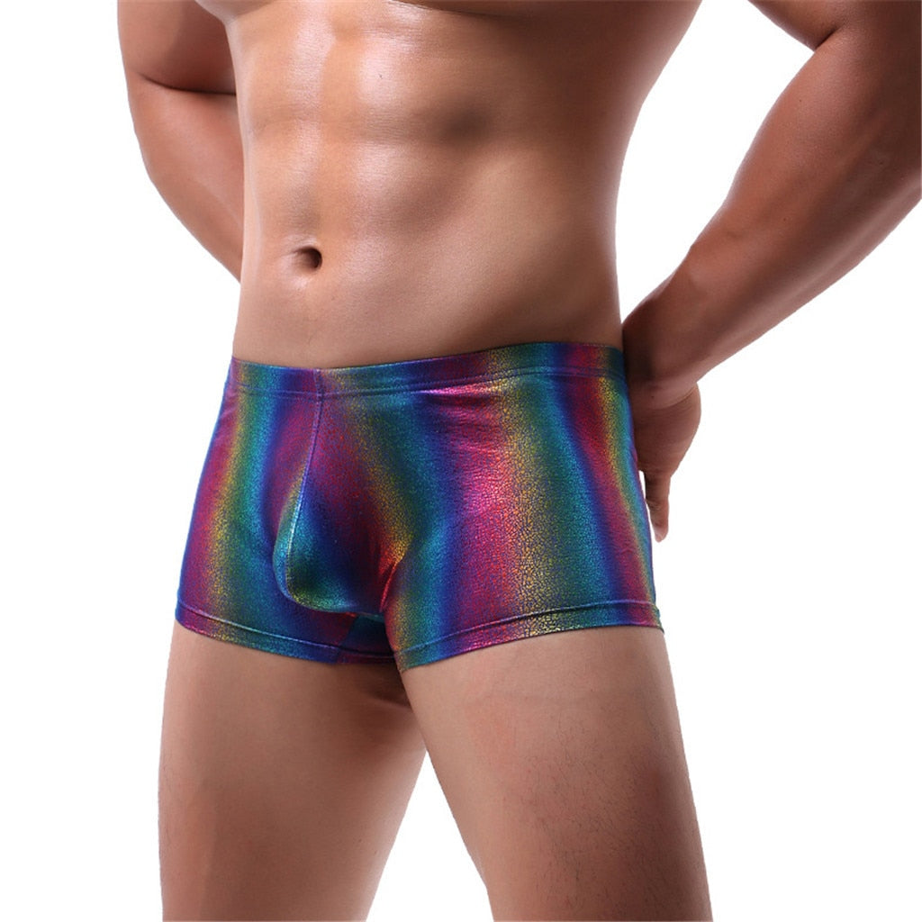 Rainbow Shimmer Boxers | dmunderwear detail image 1