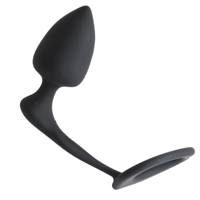 Rapture Cock Ring With Butt Plug | dmunderwear variant image