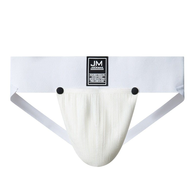 Retro Buttoned Jockstrap | dmunderwear detail image 1