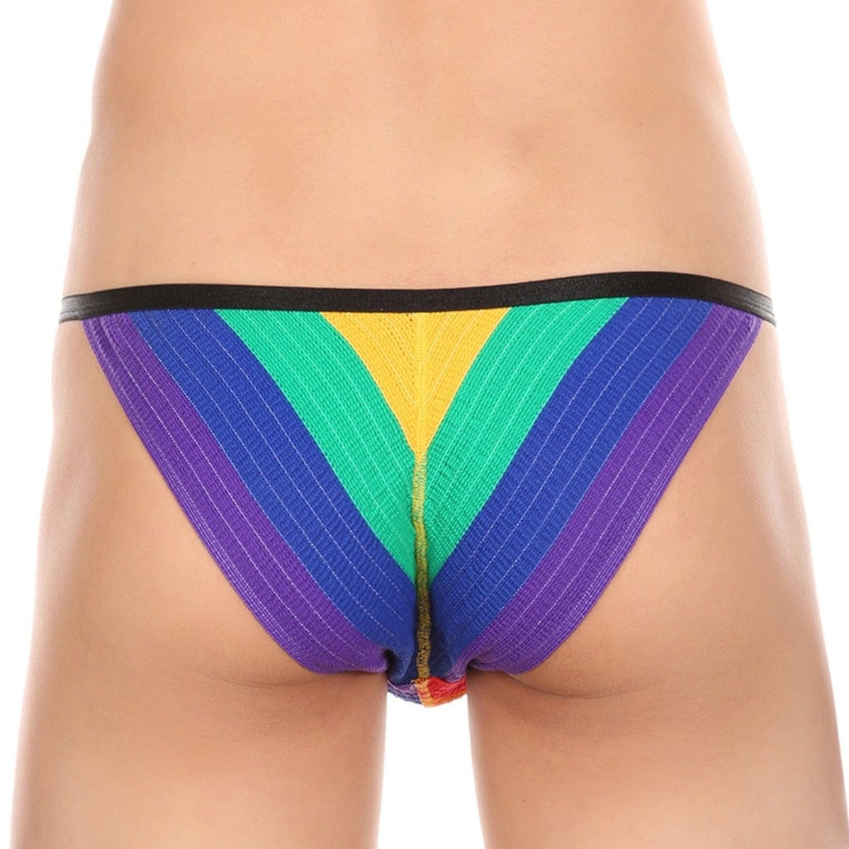 Ribbed Striped Sport Bikini | dmunderwear detail image 1