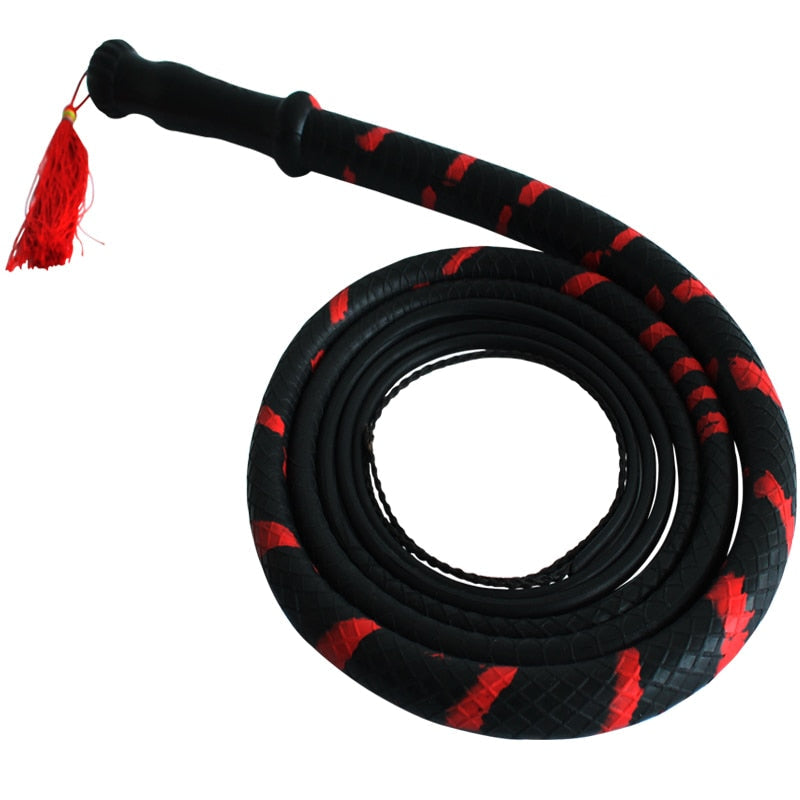 Rubber Bondage Whip | dmunderwear detail image 1