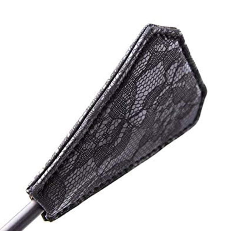 Satin Blindfold And Feather Tickler Whip | dmunderwear product image 1