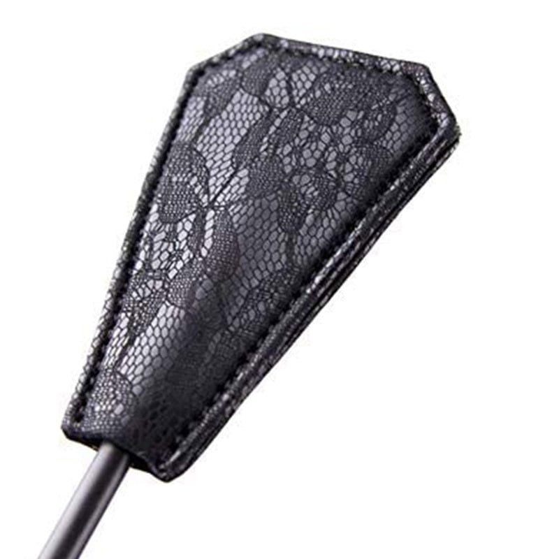 Satin Blindfold And Feather Tickler Whip | dmunderwear detail image 2